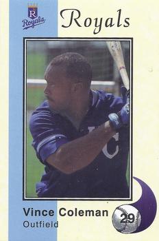 1994 Kansas City Royals Police #NNO Vince Coleman Front