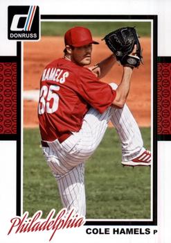 2014 Donruss #322 Cole Hamels Front