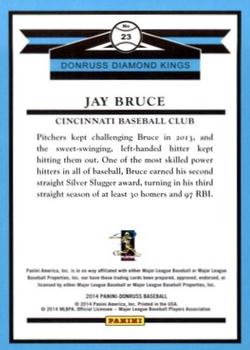 2014 Donruss #23 Jay Bruce Back