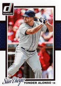 2014 Donruss #329 Yonder Alonso Front