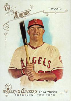 2014 Topps Allen & Ginter #101 Mike Trout Front