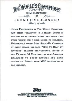 2014 Topps Allen & Ginter #30 Judah Friedlander Back