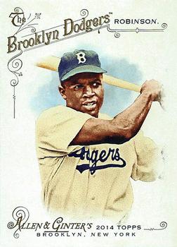 2014 Topps Allen & Ginter #82 Jackie Robinson Front
