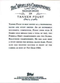 2014 Topps Allen & Ginter #224 Tanner Foust Back