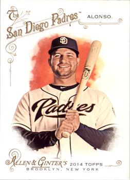 2014 Topps Allen & Ginter #310 Yonder Alonso Front