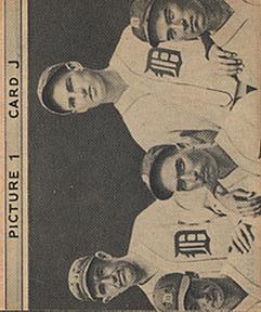 1935 Goudey 4-in-1 (R321) #NNO Muddy Ruel / Al Simmons / Willie Kamm / Mickey Cochrane Back