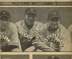 1935 Goudey 4-in-1 (R321) #NNO Joe Vosmik / Bill Knickerbocker / Mel Harder / Lefty Stewart Back