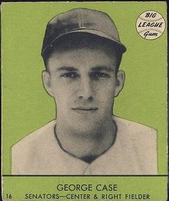 1941 Goudey (R324) #16 George Case Front