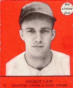 1941 Goudey (R324) #16 George Case Front