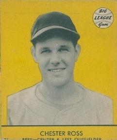 1941 Goudey (R324) #31 Chester Ross Front