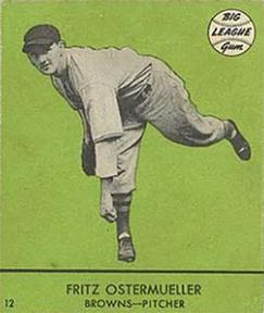 1941 Goudey (R324) #12 Fritz Ostermueller Front