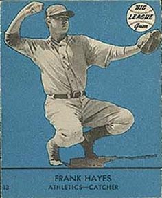 1941 Goudey (R324) #13 Frankie Hayes Front