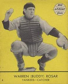 1941 Goudey (R324) #4 Buddy Rosar Front