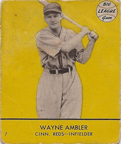 1941 Goudey (R324) #7 Wayne Ambler Front