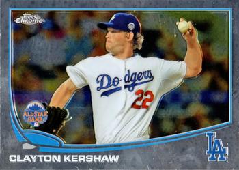 2013 Topps Chrome Update #MB-8 Clayton Kershaw Front