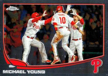 2013 Topps Chrome Update #MB-25 Michael Young Front