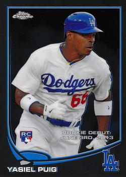 2013 Topps Chrome Update #MB-41 Yasiel Puig Front