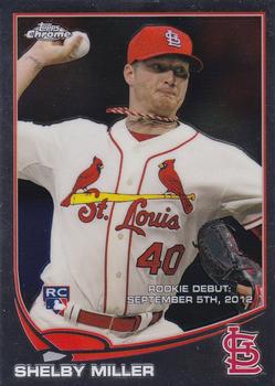 2013 Topps Chrome Update #MB-44 Shelby Miller Front