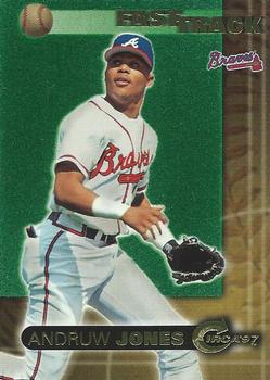 1997 Circa - Fast Track #4 Andruw Jones Front