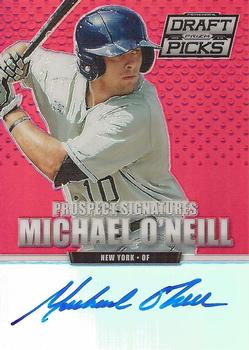 2013 Panini Prizm Perennial Draft Picks - Prospect Signatures Red Prizms #47 Michael O'Neill Front