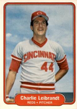 1982 Fleer #74 Charlie Leibrandt Front