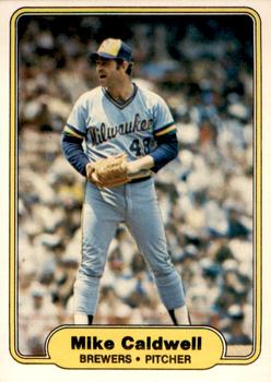 1982 Fleer #136 Mike Caldwell Front