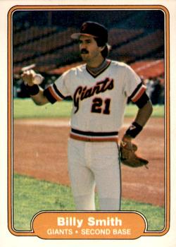 1982 Fleer #400 Billy Smith Front
