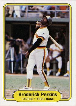 1982 Fleer #579 Broderick Perkins Front