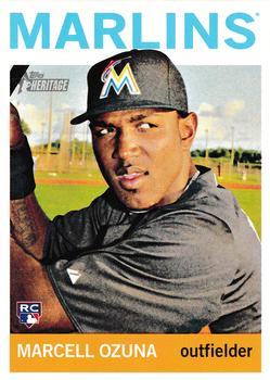 2013 Topps Heritage High Number #H505 Marcell Ozuna Front