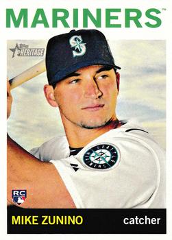 2013 Topps Heritage High Number #H533 Mike Zunino Front