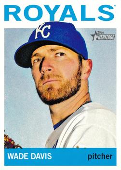 2013 Topps Heritage High Number #H565 Wade Davis Front