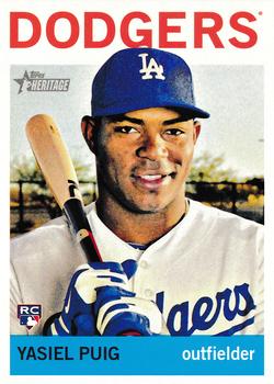 2013 Topps Heritage High Number #H584 Yasiel Puig Front