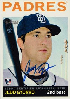 2013 Topps Heritage High Number - Real One Autographs #ROA-JG Jedd Gyorko Front