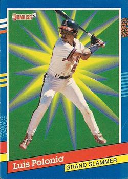 1991 Donruss - Grand Slammers #10 Luis Polonia Front