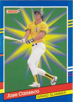 1991 Donruss - Grand Slammers #4 Jose Canseco Front