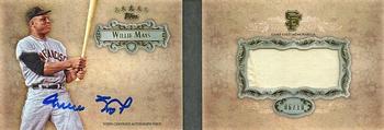 2013 Topps Five Star - Jumbo Relic Autographs Books Gold #FSAJR-WM Willie Mays Front