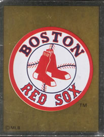 1988 Panini Stickers #18 Red Sox Logo Front