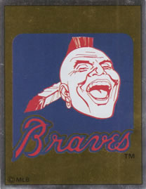 1988 Panini Stickers #237 Braves Logo Front