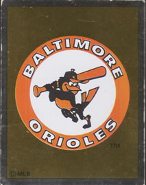 1988 Panini Stickers #2 Orioles Logo Front