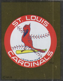 1988 Panini Stickers #381 Cardinals Logo Front