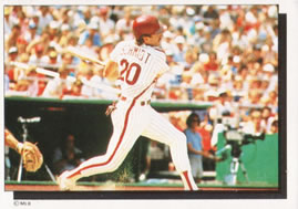 1988 Panini Stickers #429 Mike Schmidt Front