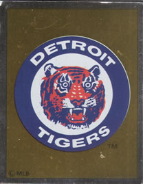 1988 Panini Stickers #82 Tigers Logo Front