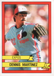 1989 Panini Stickers #114 Dennis Martinez Front
