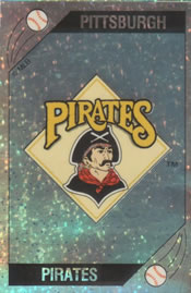 1989 Panini Stickers #158 Pirates Logo Front