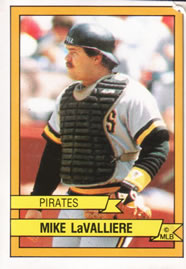 1989 Panini Stickers #168 Mike LaValliere Front