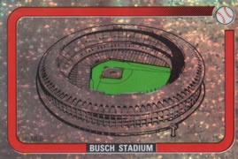1989 Panini Stickers #181 Busch Stadium Front