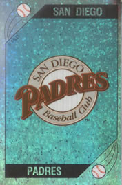1989 Panini Stickers #190 Padres Logo Front