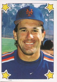 1989 Panini Stickers #228 Gary Carter Front