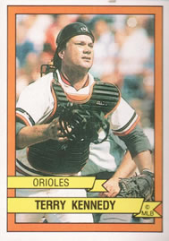 1989 Panini Stickers #256 Terry Kennedy Front