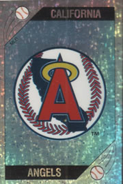1989 Panini Stickers #282 Angels Logo Front